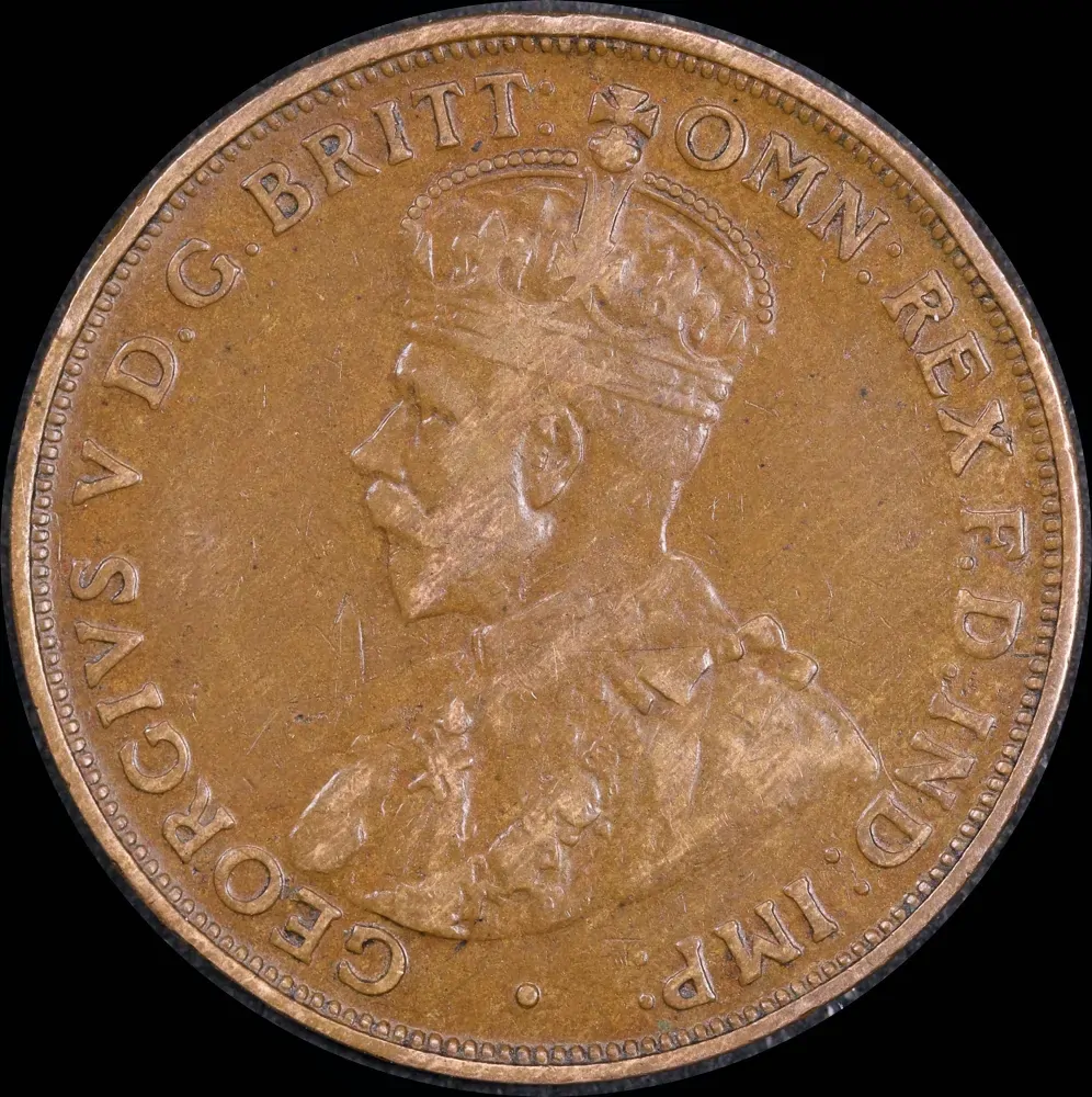 1920 Penny Double Dot about VF
