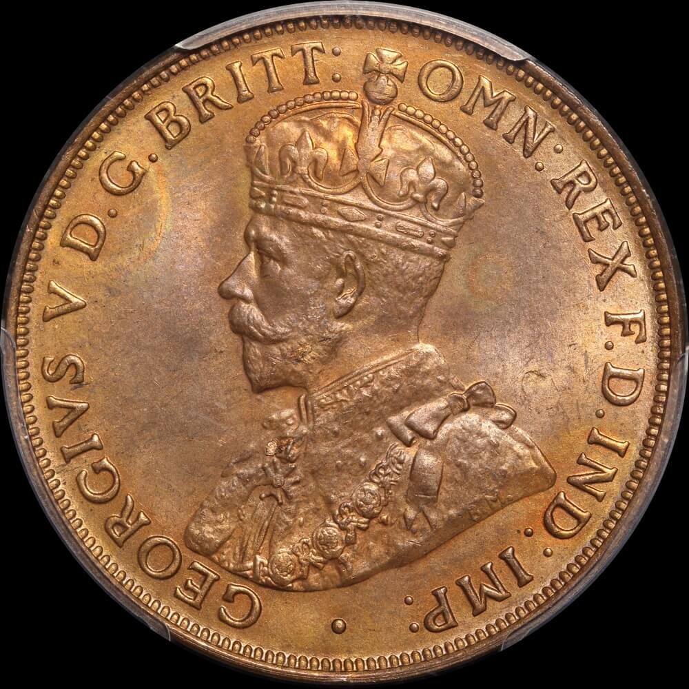 1921 Penny Indian Obverse Choice Unc (PCGS MS64RB)