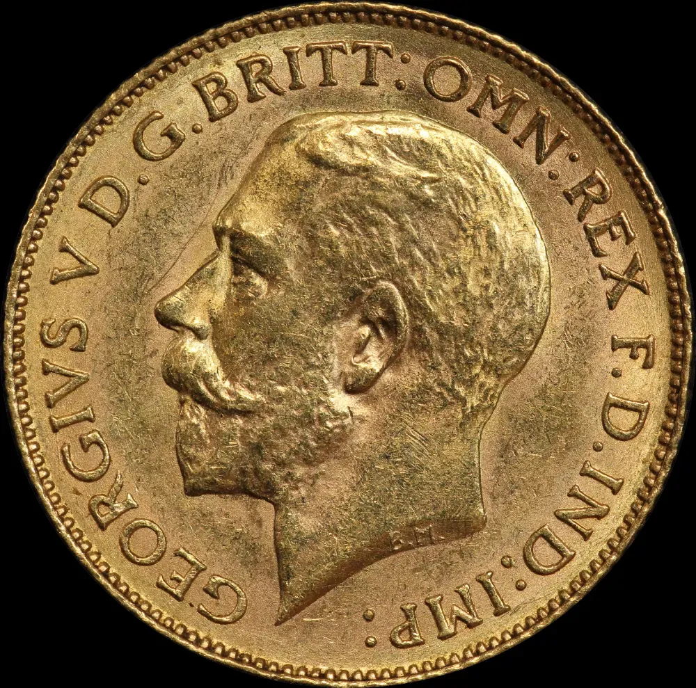 1918 Perth George V Half Sovereign good EF product image