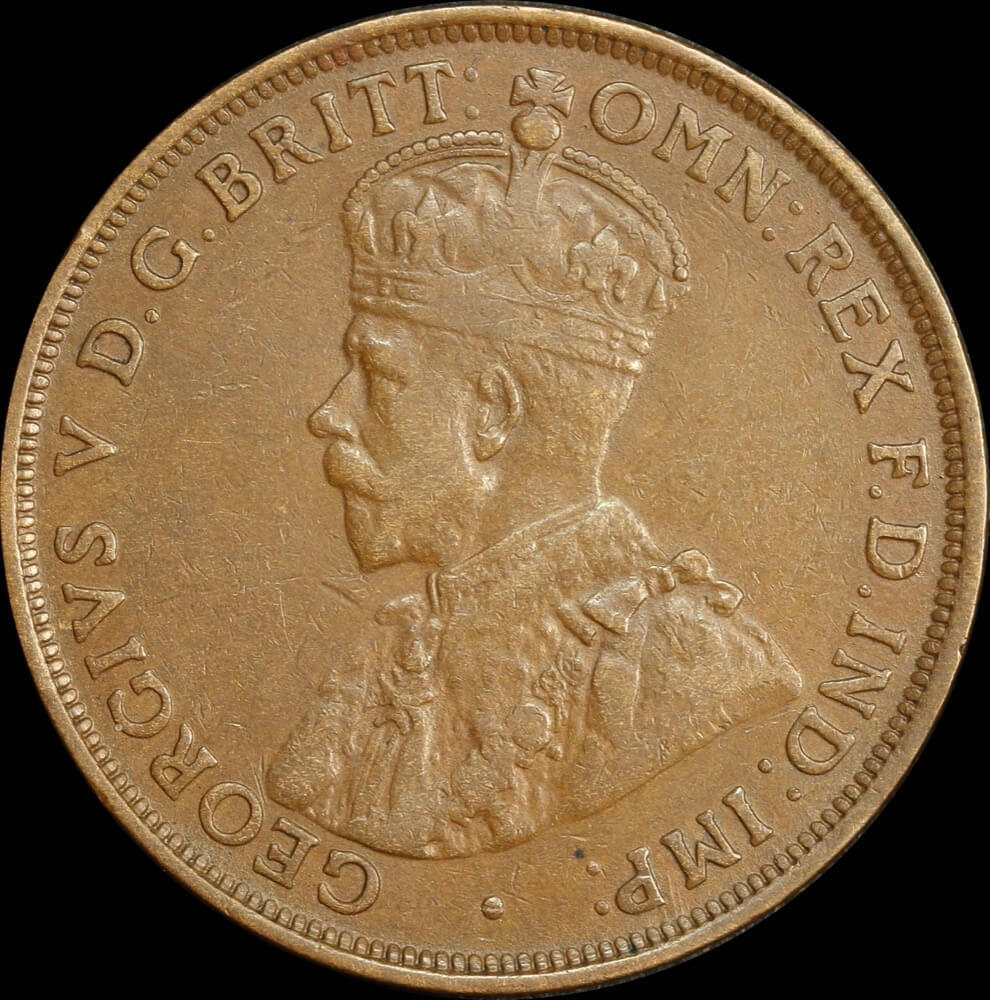 1921 Penny Indian Obverse about VF