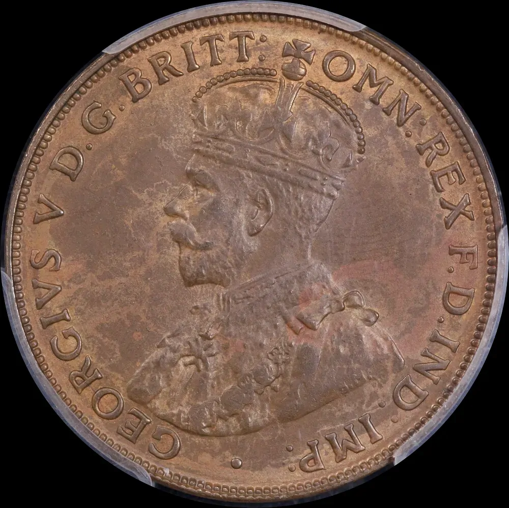 1922 Perth Penny Indian Obverse PCGS MS63BN