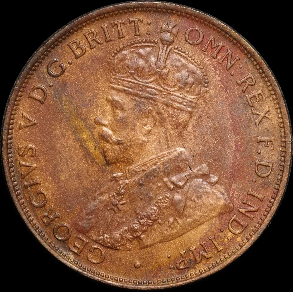 1923 Penny about Unc