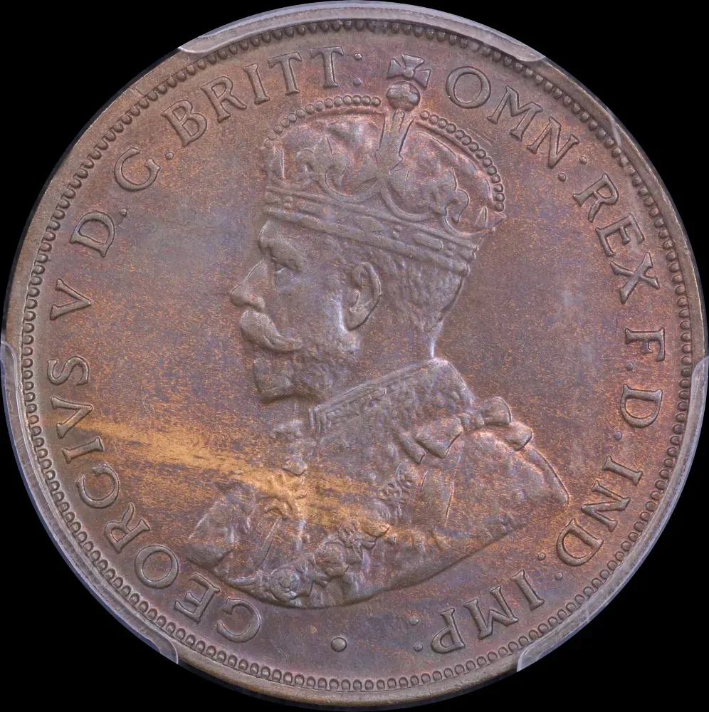 1924 Penny English Obverse PCGS MS63BN