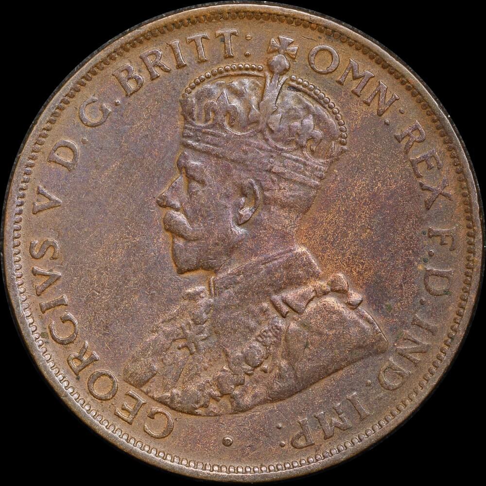 1925 Penny about VF