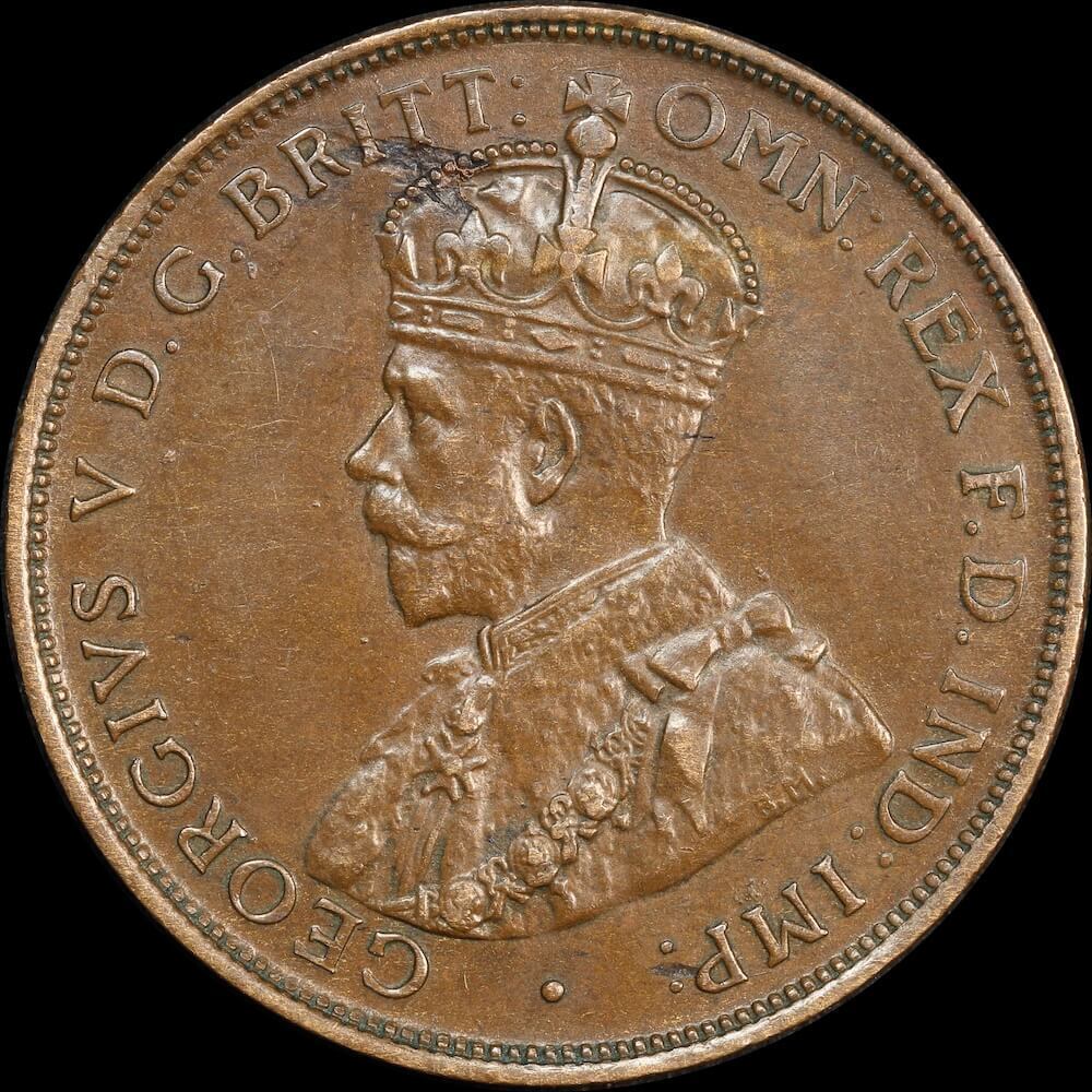 1925 Penny PCGS AU55