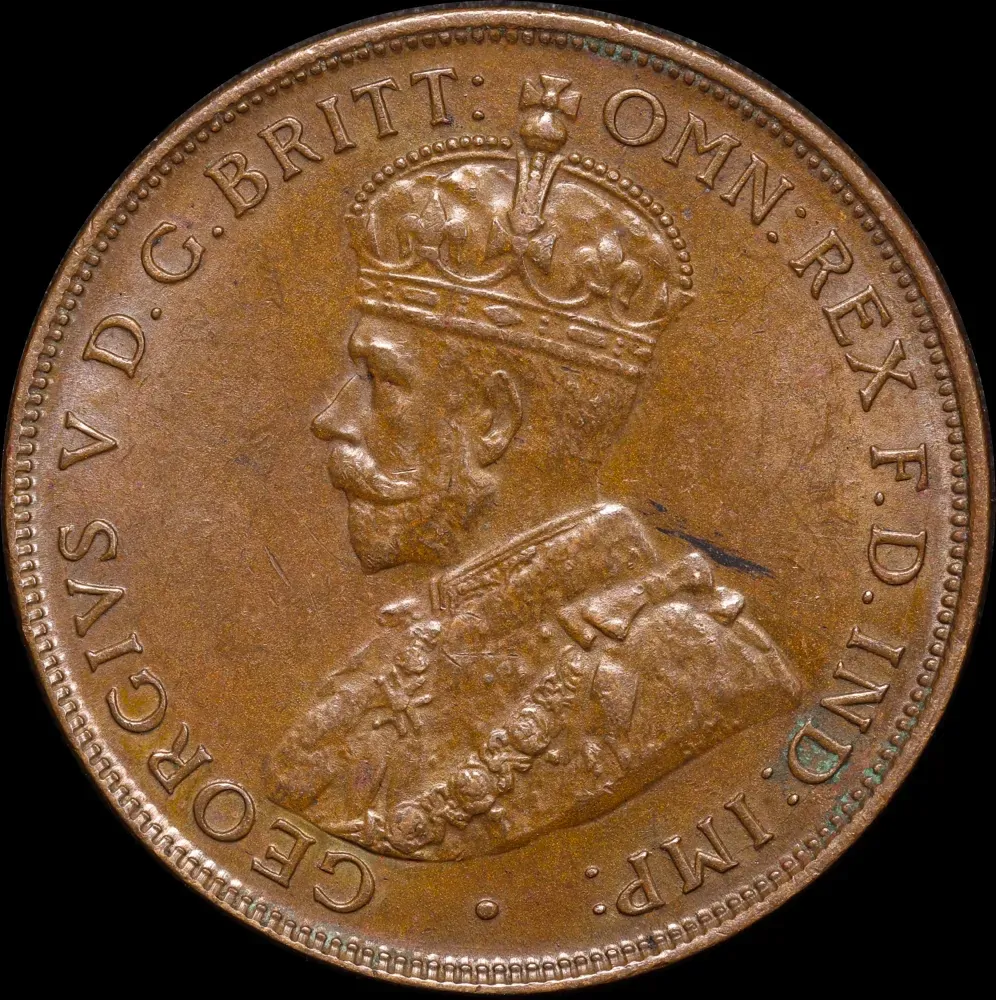1927 Penny about Unc