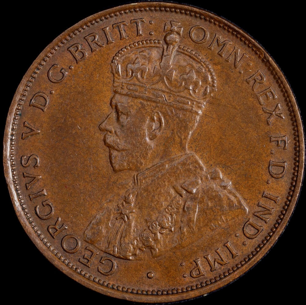 1931 Penny Standard Reverse English Obverse Extremely Fine
