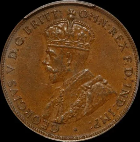 1931 Penny Aligned Date English Obverse PCGS MS62BN