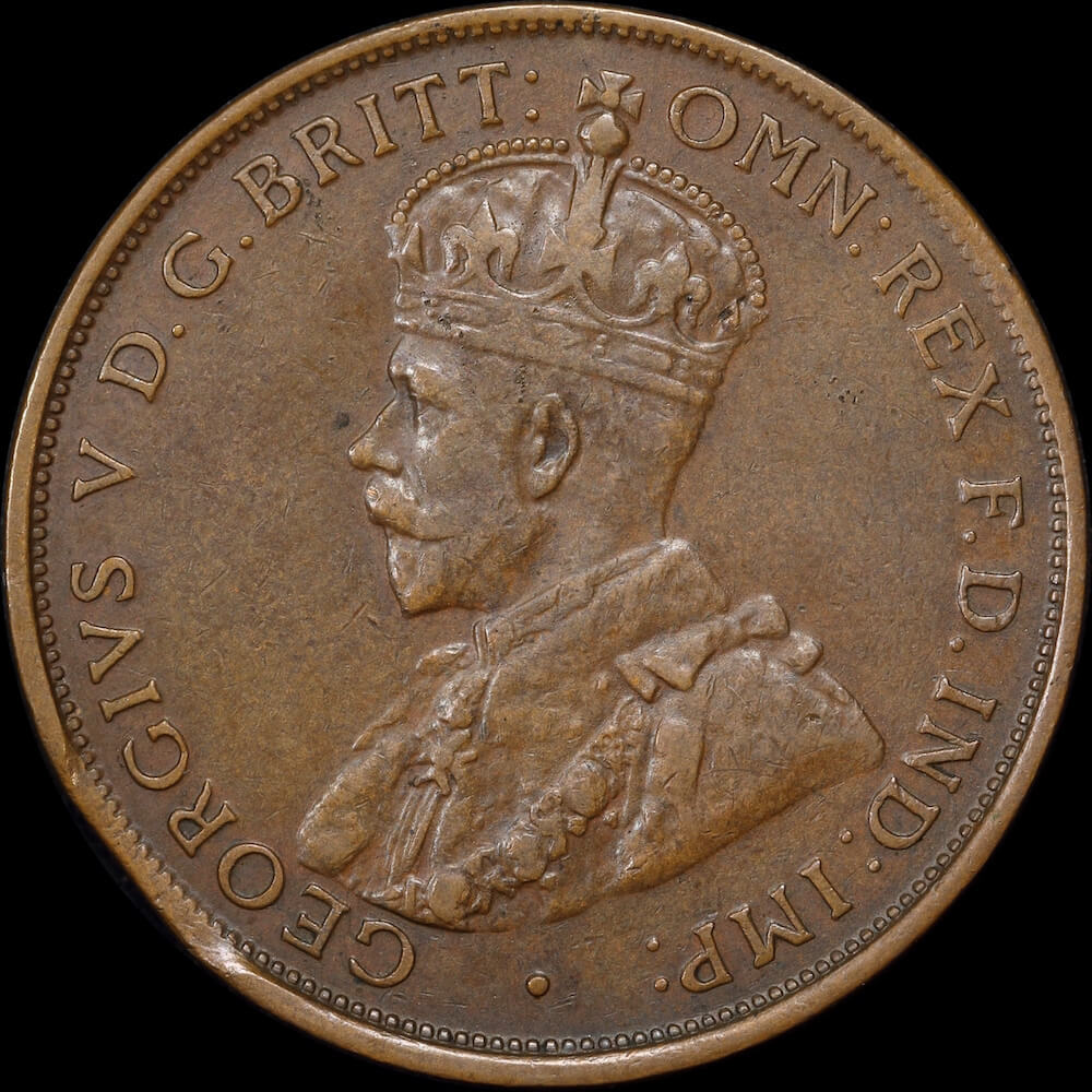 1932 Penny Clipped Planchet good VF