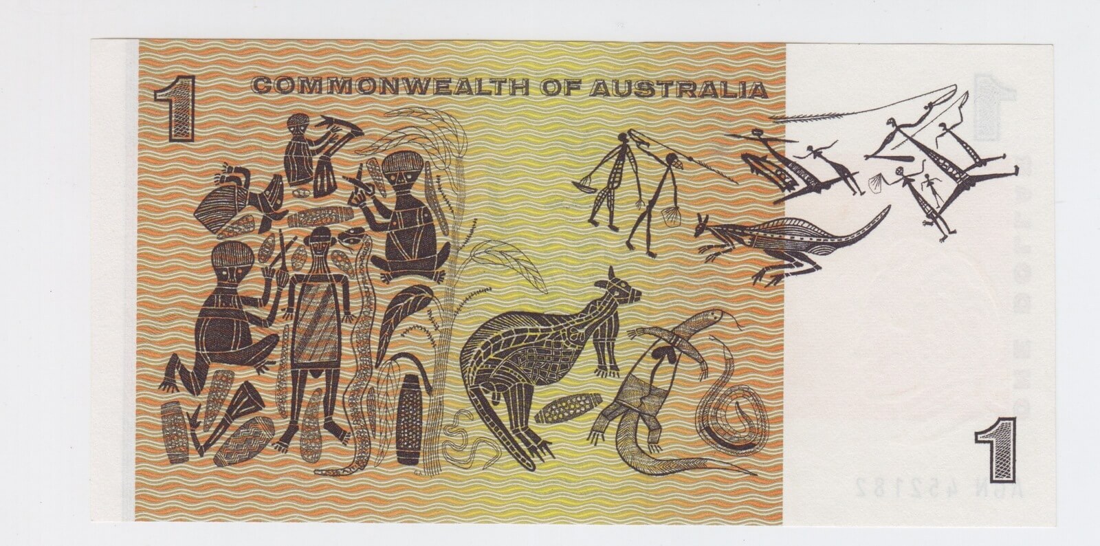 1968 $1 Note Coombs/Randall R72 about Uncirculated