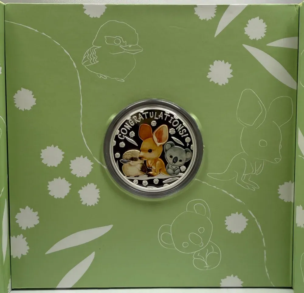 2023 Silver 1/2oz Coloured Proof Coin - Newborn Baby