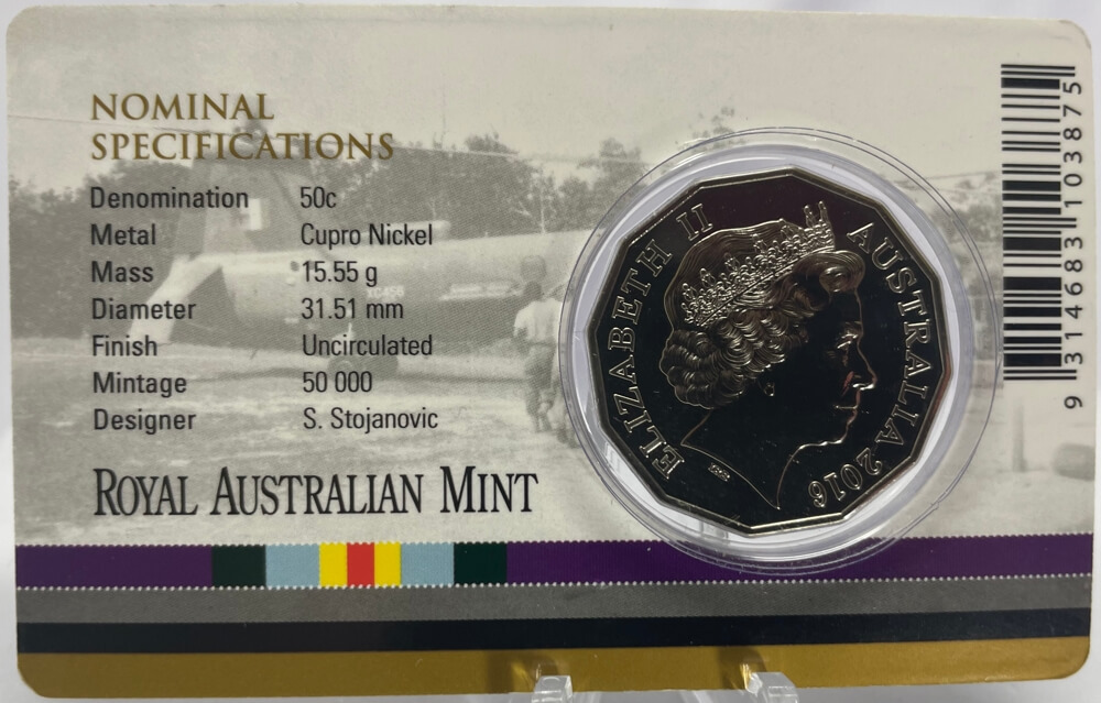 2016 50 Cent Uncirculated Coin Indonesian Confrontation