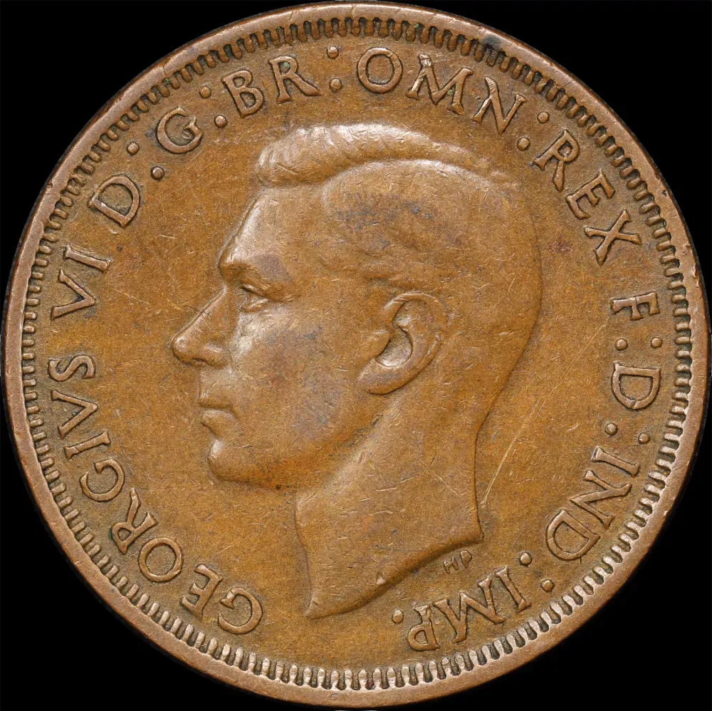 1942-I Penny Missing Mintmark good VF