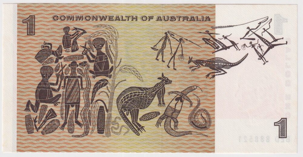 1972 $1 Note Commonwealth of Australia Phillips/Wheeler R74 Uncirculated