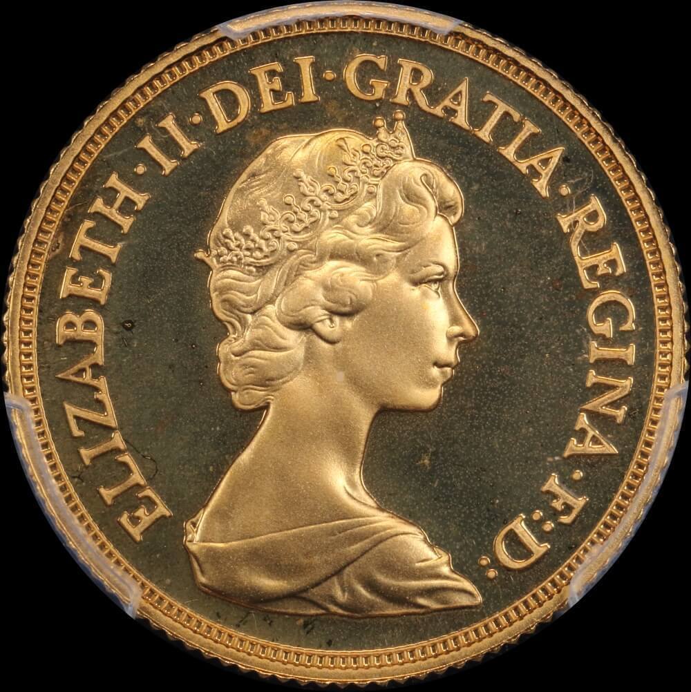 Great Britain 1984 Gold Proof Sovereign PCGS PR69DCAM product image