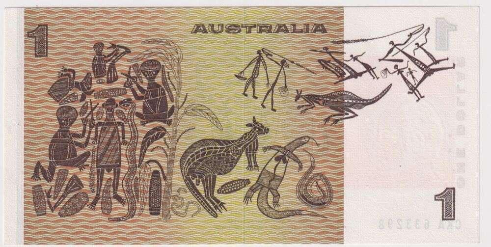 1976 $1 Note Gothic Centre Knight/Wheeler R76A Uncirculated