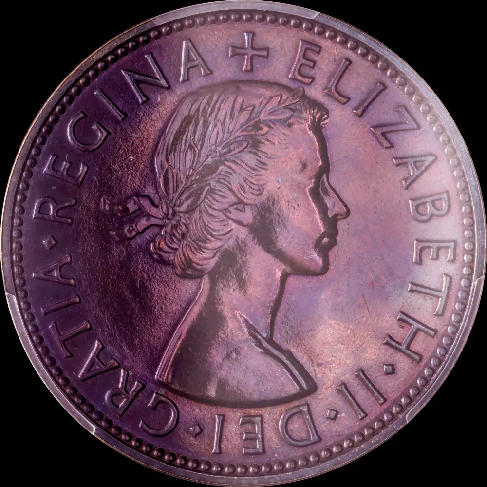 1953 Perth Proof Penny and Halfpenny Pair PCGS PR63RB / 62RB product image