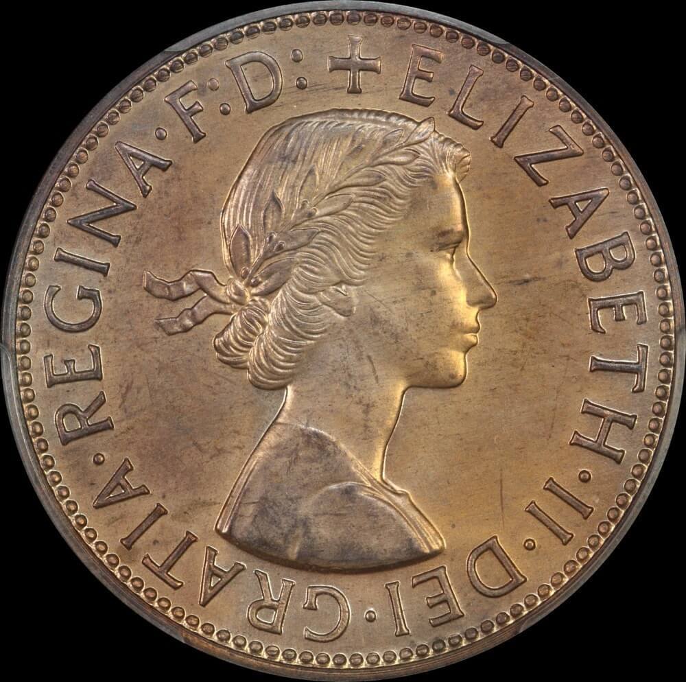 1955 Melbourne Proof Penny PCGS PR64RB