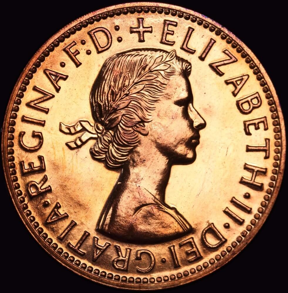 1956 Melbourne Proof Penny about FDC