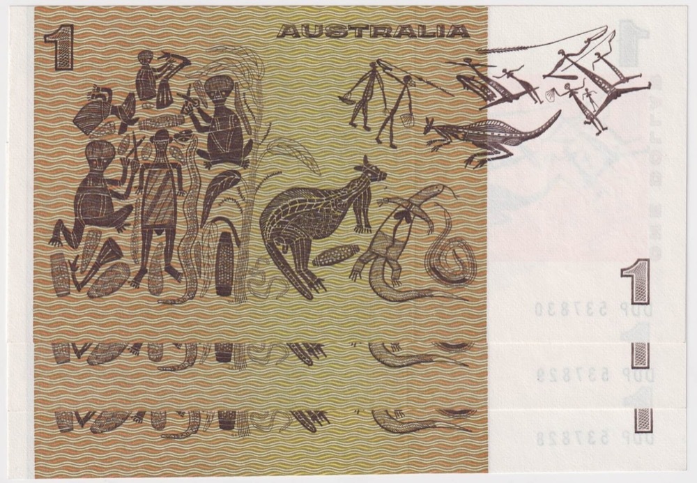 1982 $1 Note Consecutive Trio Johnston/Stone R78 Uncirculated