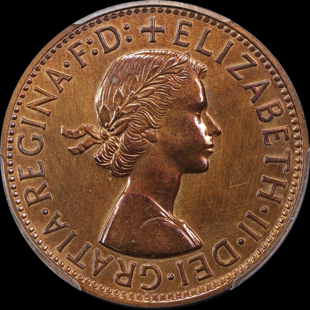 1956 Perth Proof Penny PCGS PR62RB