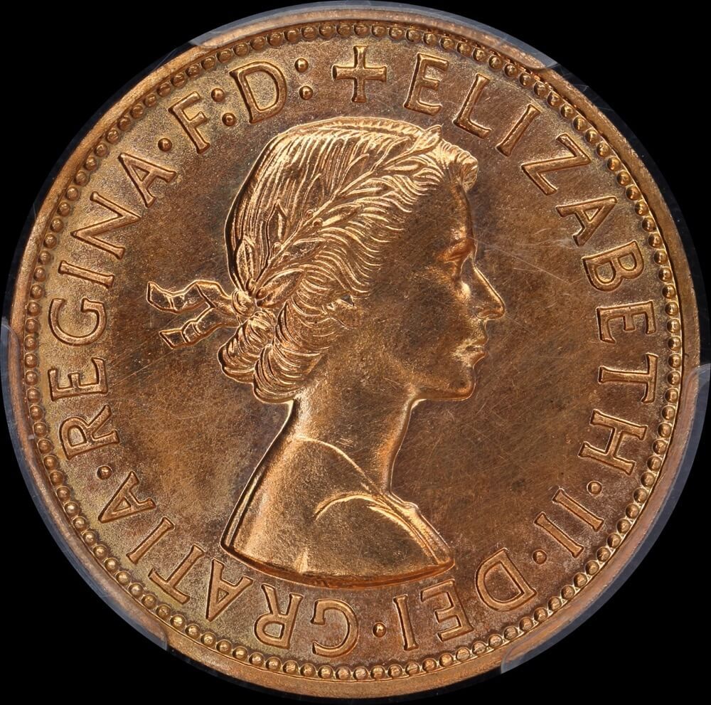 1956 Perth Proof Penny PCGS PR62RD