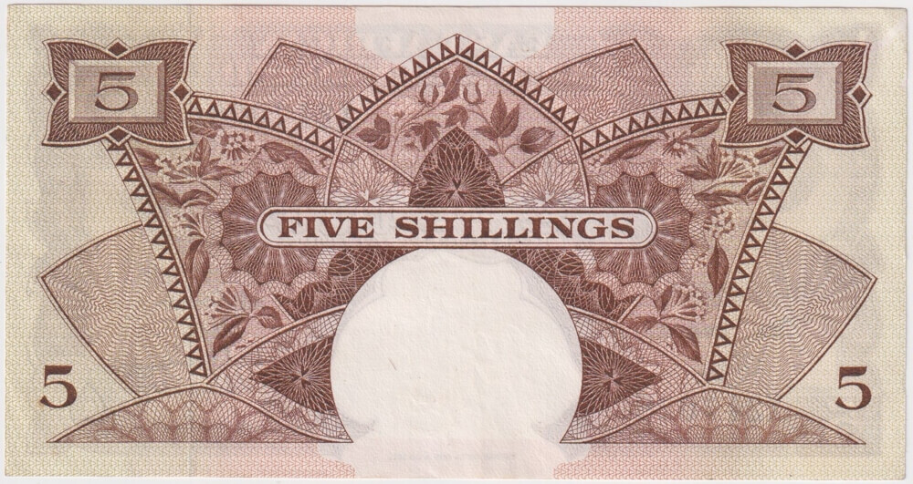East Africa 1961-63 5 Shillings Pick#41a good EF product image