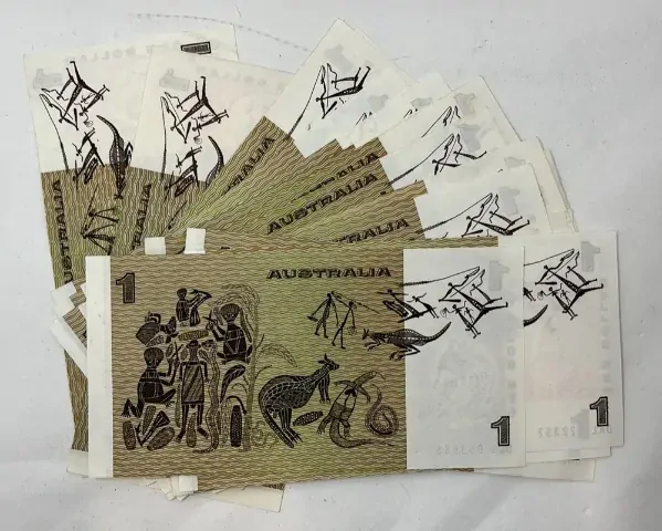 Australian Paper $1 Note Issued 1974 ~ 1984 Great Condition
