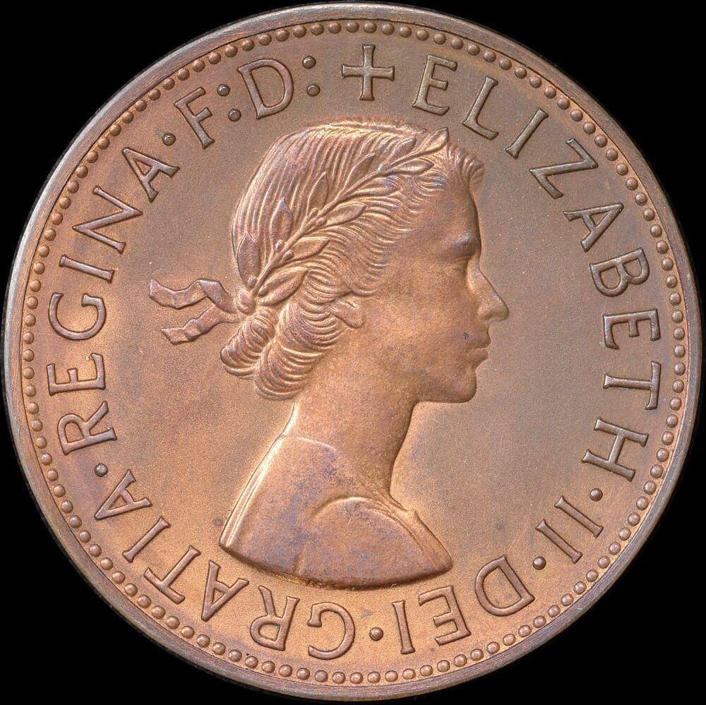 1957 Perth Proof Penny about FDC