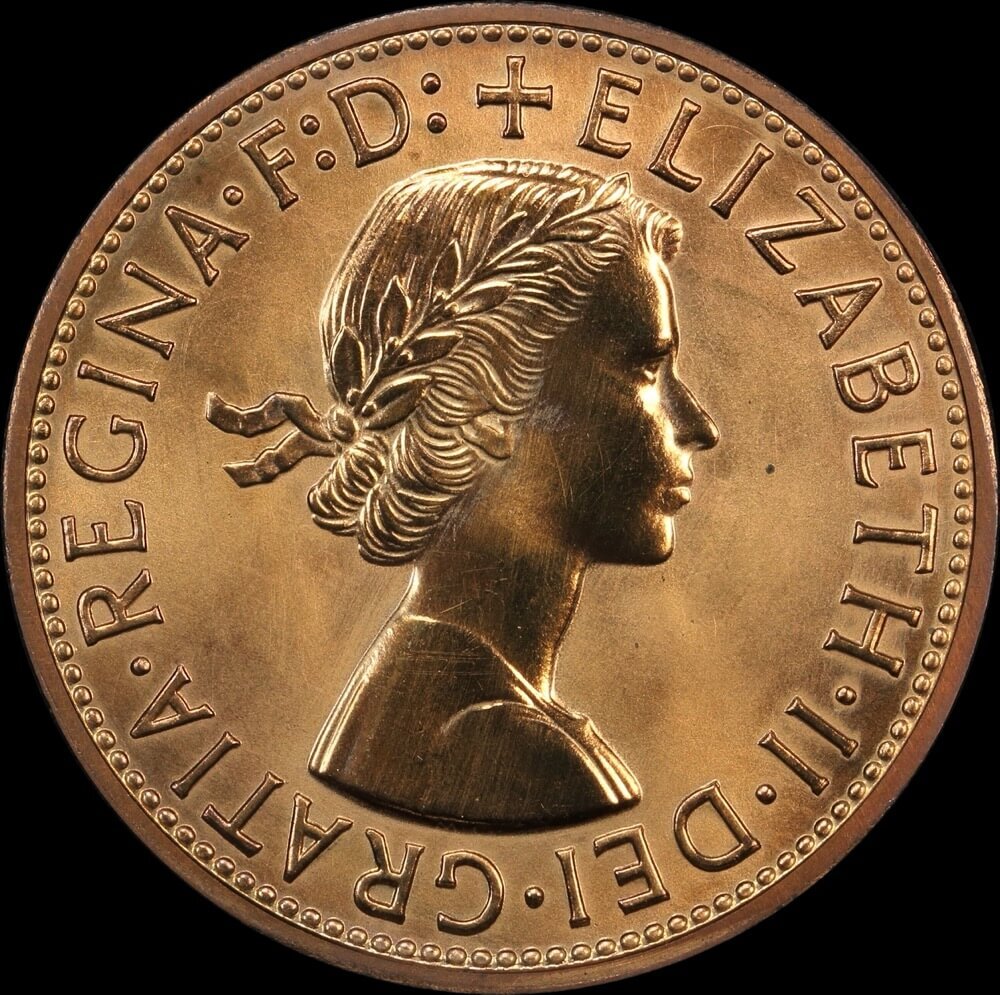 1962 Perth Proof Penny about FDC