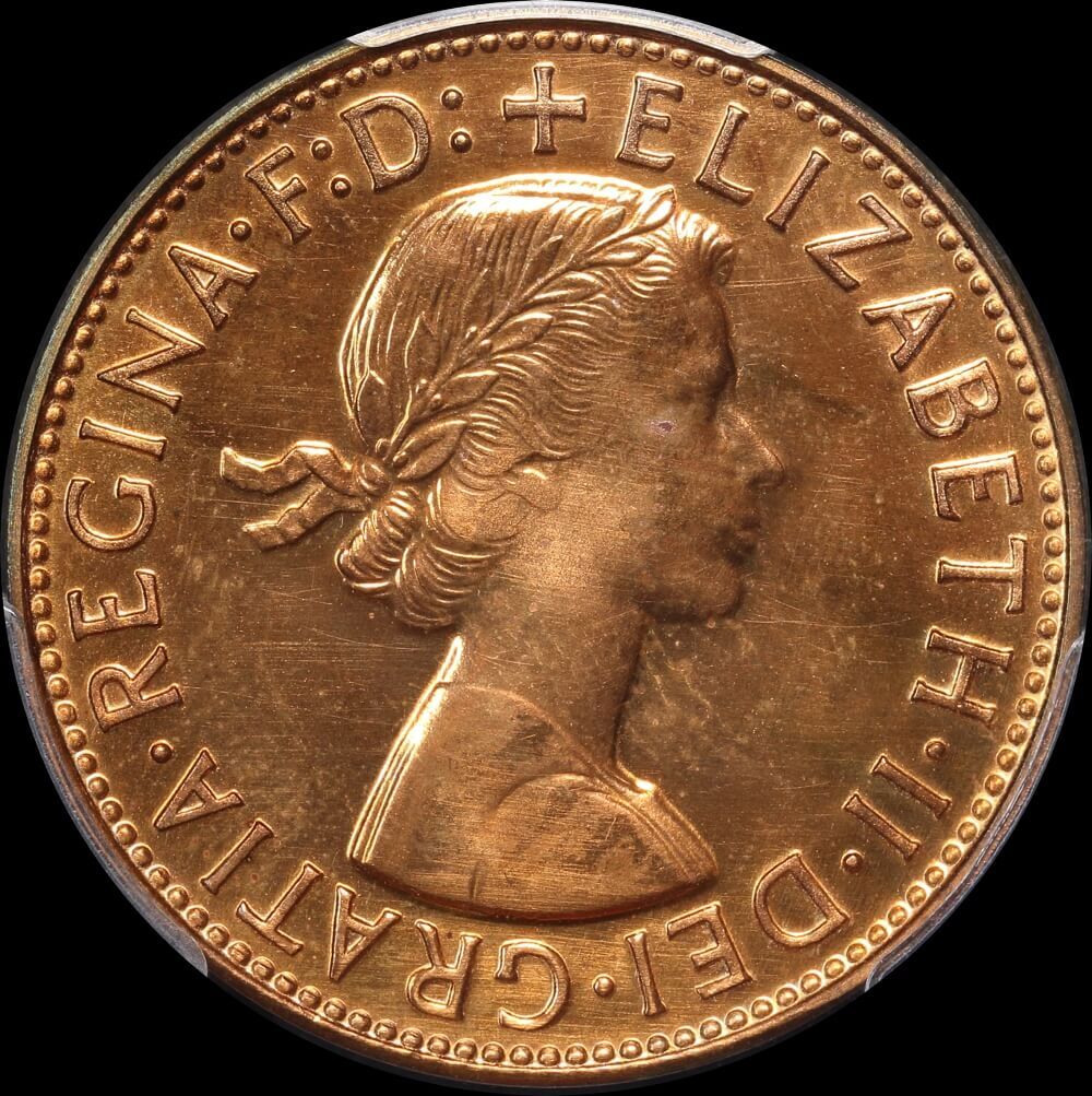 1963 Perth Proof Penny (PCGS PR63RD)