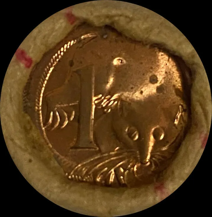 1980 One Cent RAM Mint Roll Heads Tails