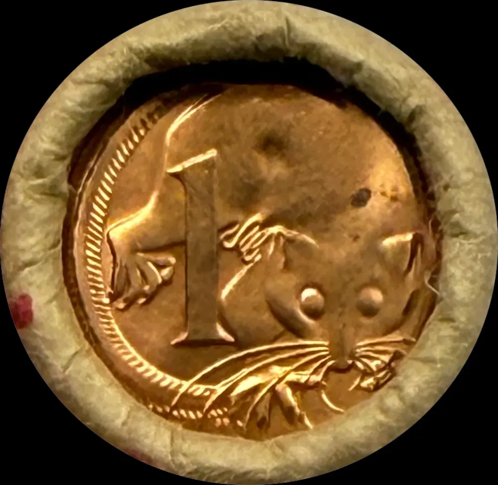 1984 One Cent RAM Mint Roll (Heads/Tails)