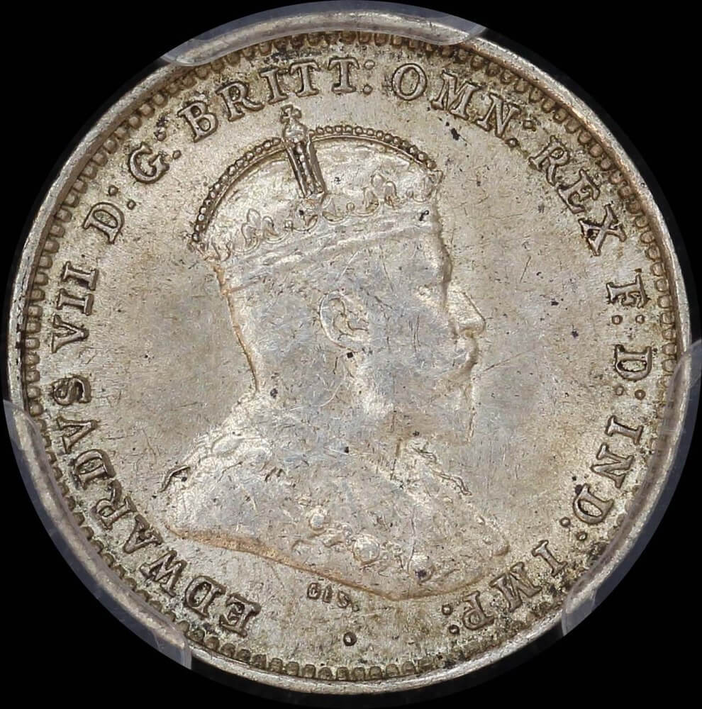 1910 Threepence Unc (PCGS MS62)