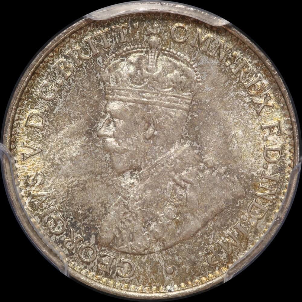 1911 Threepence Gem Unc (PCGS MS66)