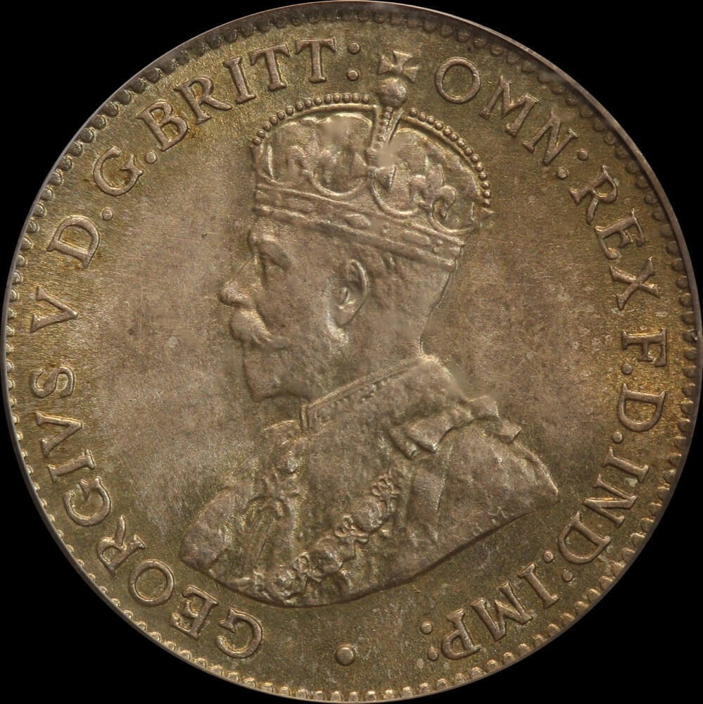 1911 Threepence Gem Unc (PCGS MS65)