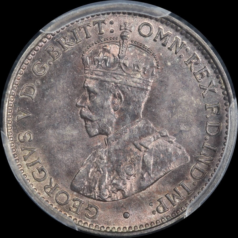 1912 Threepence Choice Unc (PCGS MS64)