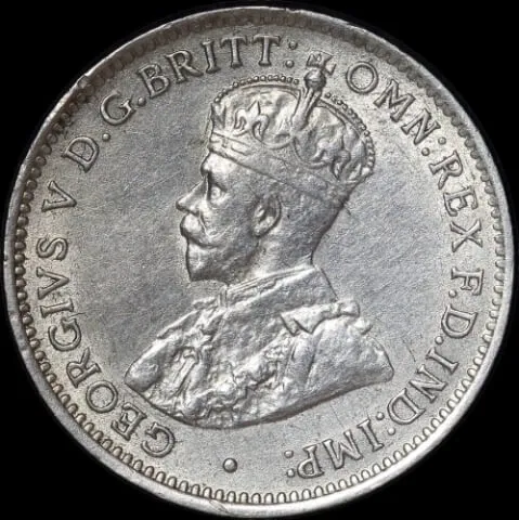 1912 Threepence Extremely Fine