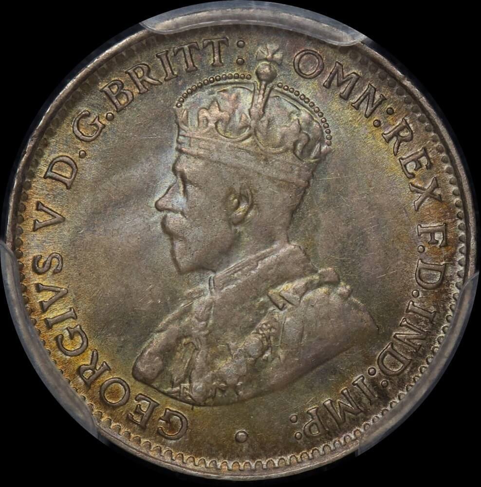 1915 Threepence PCGS AU55