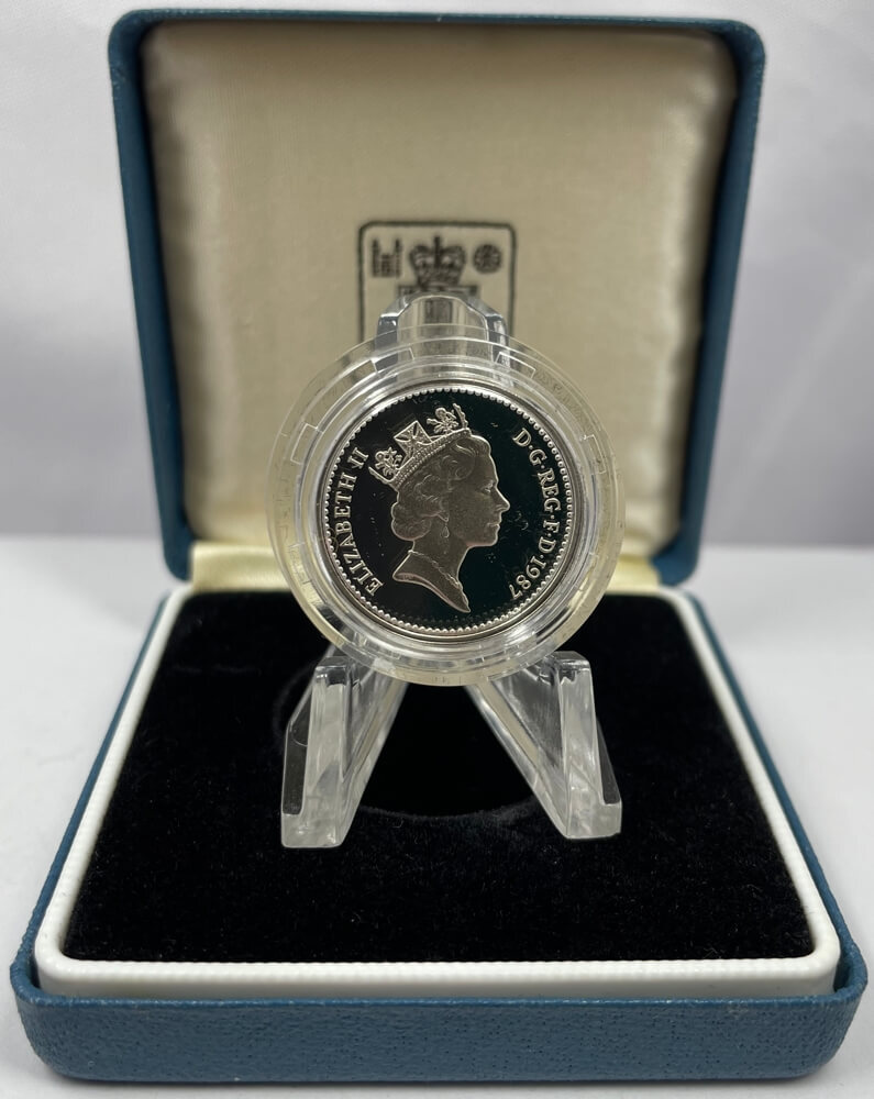 United Kingdom 1987 Silver Proof 1 Pound England product image