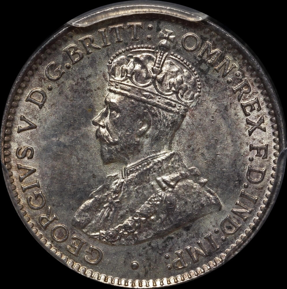 1916 Threepence Choice Unc (PCGS MS63)