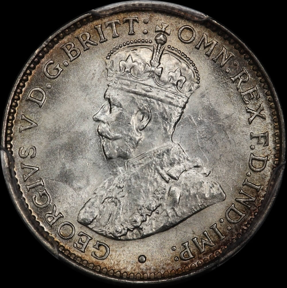 1918 Threepence Choice Unc (PCGS MS64)