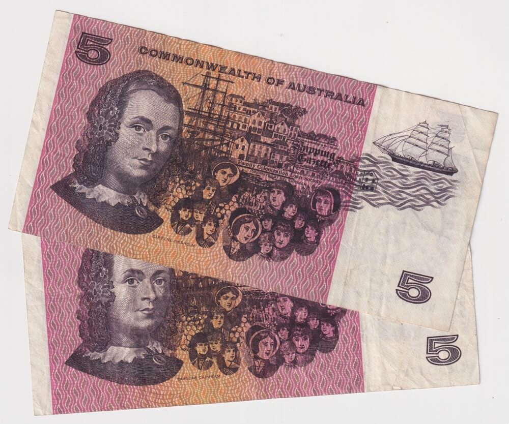 Commonwealth of Australia Paper $5 Note Issued 1966 ~ 1975 Decent Condition