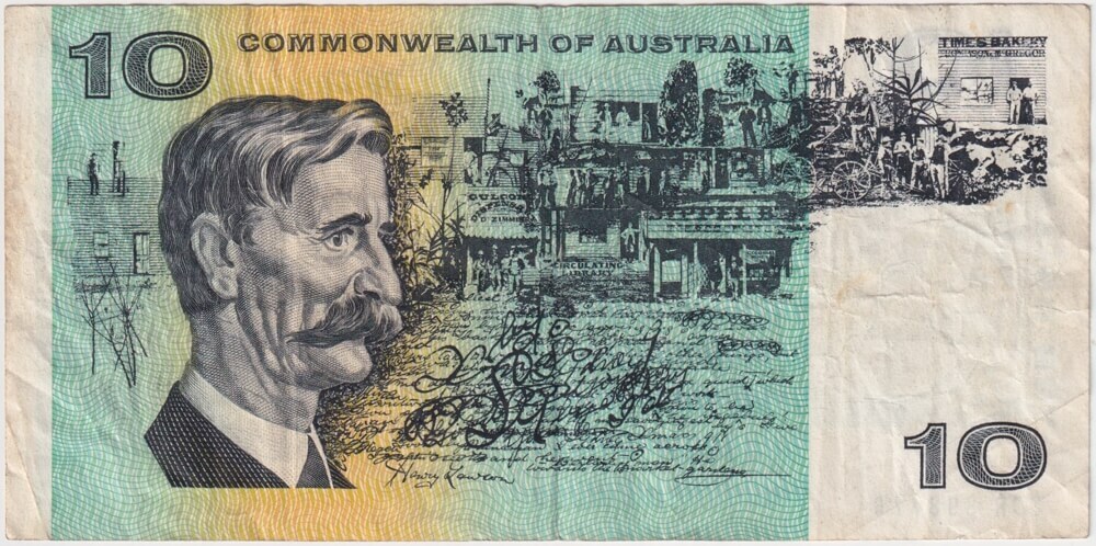 1967 $10 Note Coombs/Randall SDR 1st Prefix R302F good Fine