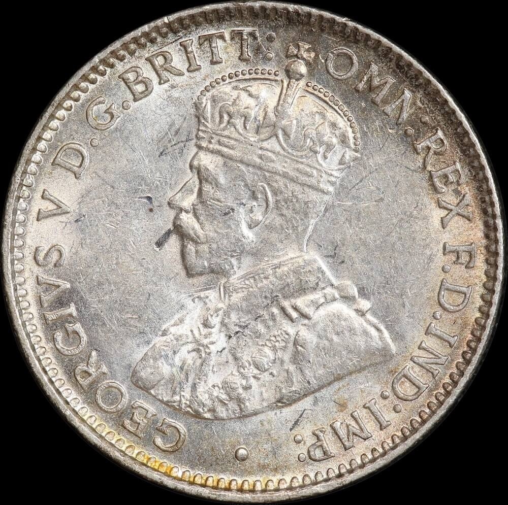 1921 Threepence good EF