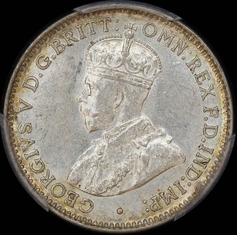 1921-M Threepence Unc (PCGS MS62)