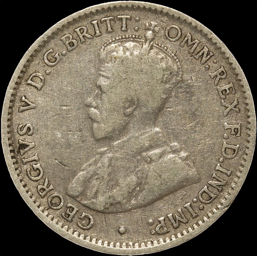 1922/21 Threepence about Fine