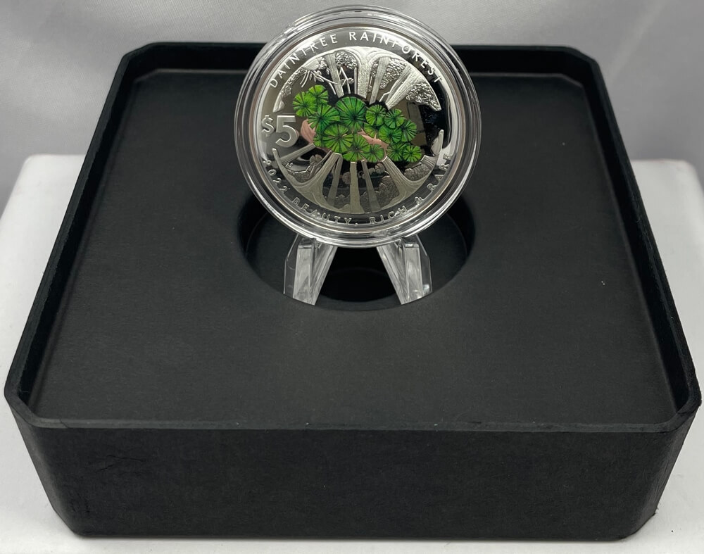 2022 Silver 5 Dollar Domed Proof Coin Beauty, Rich & Rare Daintree Rainforest product image