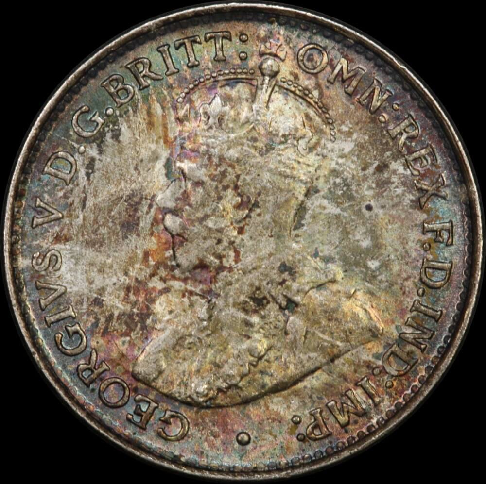 1926 Threepence Gem Unc (PCGS MS65)