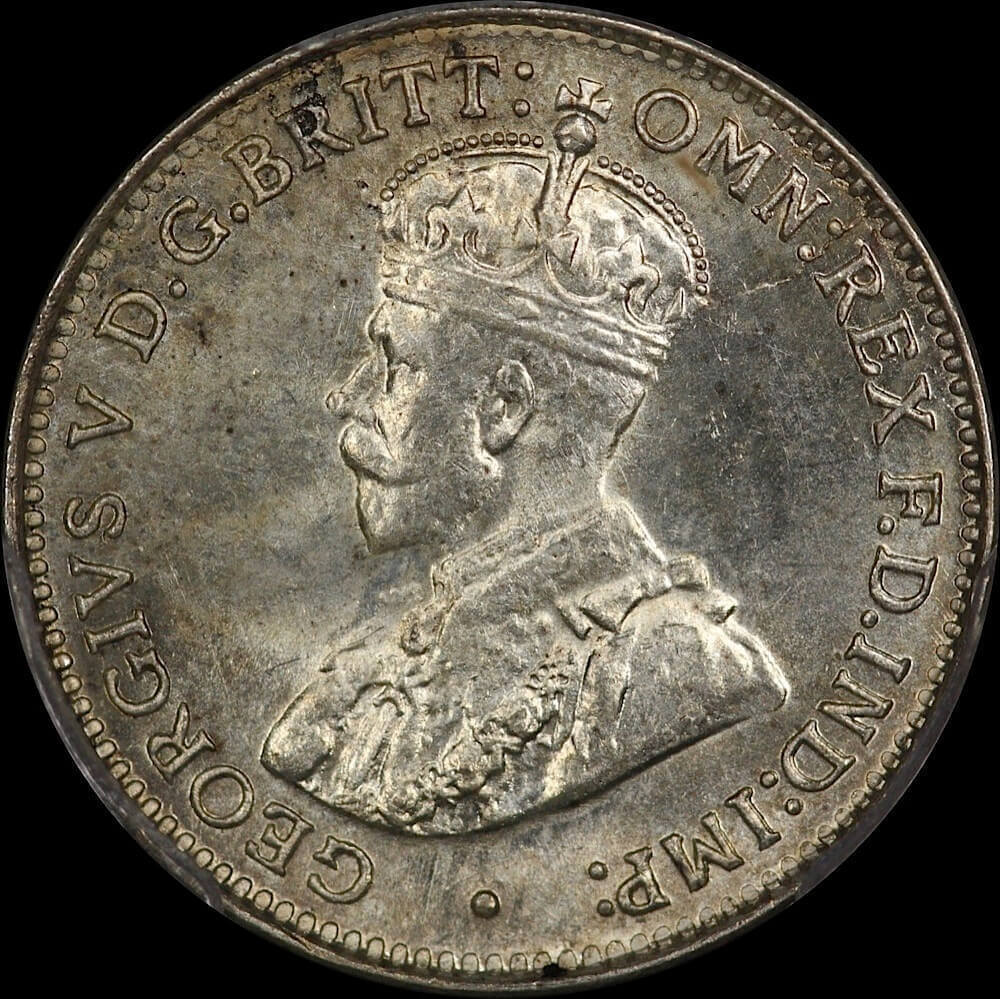 1927 Threepence Choice Unc (PCGS MS64)